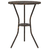 Garden Bistro Set 3 pcs Bronze Aluminium 42002390