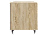 Desk with Shelf Sonoma Oak 142.5 x 50 x 75 cm Engineered Wood 3414587
