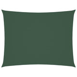 Sunshade Sail Oxford Fabric Rectangular 6x7 m Dark Green 135497