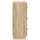 Drawer Cabinet Sonoma Oak 66 x 34.5 x 87 cm Engineered Wood 895297