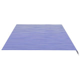 Replacement Fabric for Awning Blue and White 6x3.5 m 311924