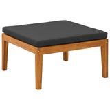 3 pcs Lounge Set Solid Acacia Wood Natural 42022073