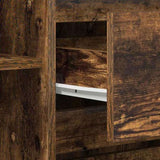 Sideboard Smoked Oak 120 x 41 x 75 cm Engineered Wood 3333910