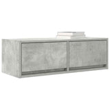 TV Cabinet Concrete Grey 80x31x25.5 cm Engineered Wood 861514