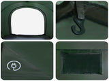 Car Tent Army Green 200 x 170 x 170 cm Polyester and Steel 42028542