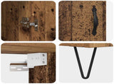 Highboard 2 pcs Old Wood Engineered Wood 3415658