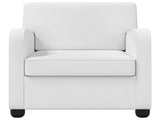 Armchair White Fabric 42043403