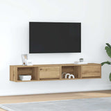 TV Cabinets 2 pcs Artisan Oak 80x31x25.5 cm Engineered Wood 861471