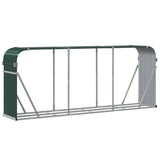 Log Holder Green 234x45x100 cm Galvanised Steel 364545
