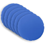 Throw Pillow 6 pcs HEERLEN Royal Blue Dia. 50 cm Polyester 929476
