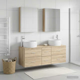 Bathroom Furniture Set 5 pcs Sonoma Oak 3407049