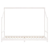 Kids Bed Frame White 2x cm Solid Wood Pine 3200590