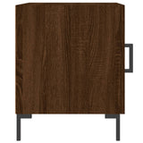 Bedside Cabinets 2 pcs Brown Oak 40x40x50 cm Engineered Wood 827579