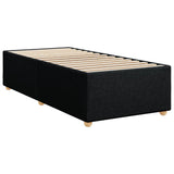 Box Spring Bed with Mattress Black 90x200 cm Fabric 3285347