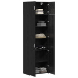 Storage Cabinet 3 pcs Black Oak 3365637