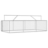 Outdoor Dog Kennel with Roof 400x200x150 cm 171499