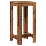 ZNTS Bar Table Old Wood 51x50x103.5 cm Engineered Wood 854407