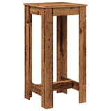 Bar Table Old Wood 51x50x103.5 cm Engineered Wood 854407