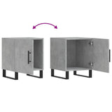 Bedside Cabinets 2 pcs Concrete Grey 40x40x50 cm Engineered Wood 827621