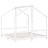 Kids Bed Frame White 2x cm Solid Wood Pine 3200596