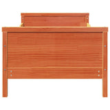 Bed Frame with Headboard Wax Brown 80 x 200 cm Engineered Wood 877205