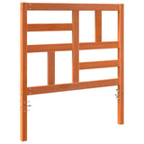 Bed Headboard Wax Brown 80.5 x 4 x 104 cm Solid Pine Wood 867382