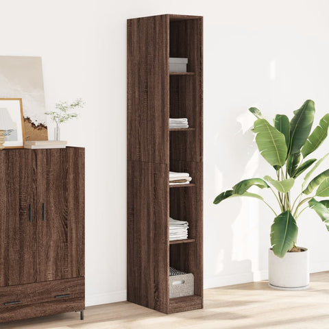 Wardrobe Brown Oak 30x50x200 cm Engineered Wood 3307708