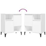Sideboards 3 pcs White 60x35x70 cm Engineered Wood 3185743