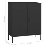 Storage Cabinet Anthracite Steel Medium Storage Cabinet 336168