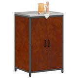 Kitchen Storage HATTEM Rusty 60 x 50 x 92 cm Steel 874995