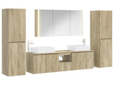 Bathroom Furniture Set 6 pcs Sonoma Oak 3407233