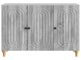 Sideboard Grey Sonoma 89 x 34.5 x 80 cm Engineered Wood 894191