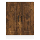 Sink Base Cabinet "Kalmar" Smoked Oak 60x46x81,5 cm Engineered Wood 853442