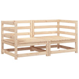 Garden Sofas Corner 2 pcs 70x70x67 cm Solid Wood Pine 837907