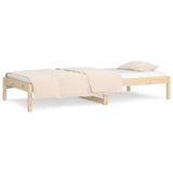 Day Bed without Mattress 90x190 cm Single Single Solid Wood Pine 820422