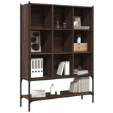 Bookcase Brown Oak 102x30x141.5 cm Engineered Wood 3214333