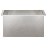 Garden Planter with LED Silver 40 x 80 x 40 cm Stainless Steel 8008162