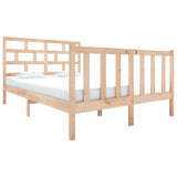 Bed Frame without Mattress Solid Wood Pine Small Double 3101318