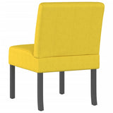 Slipper Chair Light Yellow Fabric 352460