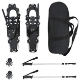 3 in 1 Snowshoes Silver and Black 78.5 x 22 cm 42021437