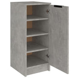 Shoe Cabinet Concrete Grey 30x35x70 cm Engineered Wood 811416