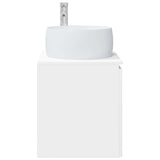 Wall-Mounted Sink Vanity White 49.5 x 44.5 x 66 cm 890452