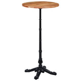 Bistro Table Leg Black 52x52x108 cm Cast Iron 325434