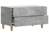 Bedside Cabinet Concrete Grey 62 x 34.5 x 48 cm Engineered Wood 894548