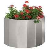 Planter Silver 60 x 30 x 35 cm Stainless Steel 883700