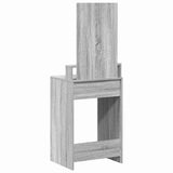 Dressing Table Grey Sonoma 50 x 41 x 140 cm Engineered Wood 865132