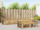 Outdoor Sofa Set 8 pcs White 306 x 128.5 x 73 cm 3392044