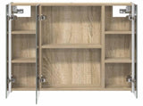 Bathroom Mirror Cabinet Sonoma Oak 63.5 x 15.5 x 60.5 cm 889249