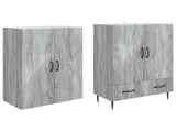 Cabinet Set 2 pcs 66 x 34.5 x 95 cm Engineered Wood 3416616
