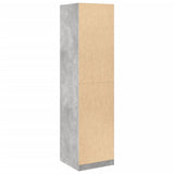 Wardrobe Concrete Grey 50x50x200 cm Engineered Wood 3307786